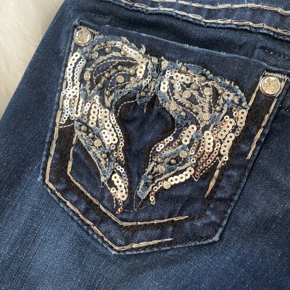 Miss Me Angel Wing Jeggings - Picture 5 of 10